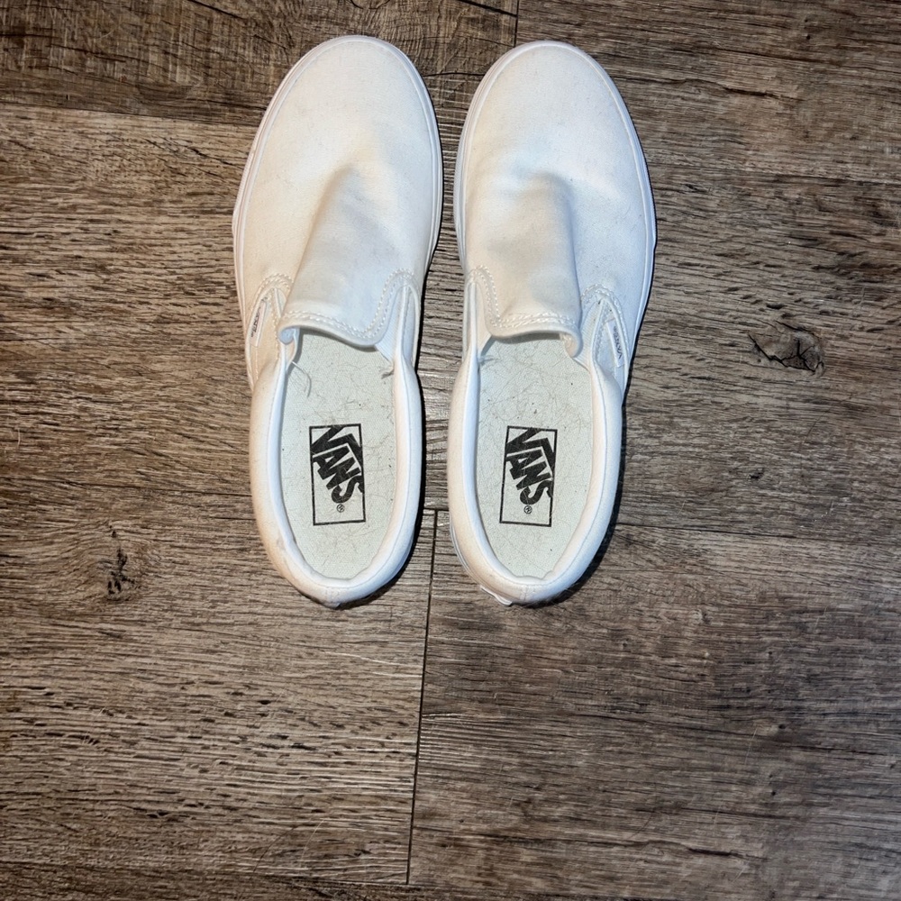 Vans Classic White Slip-On Shoes